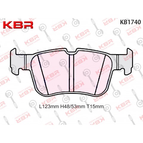 KB1740   -   Brake Pad Rear