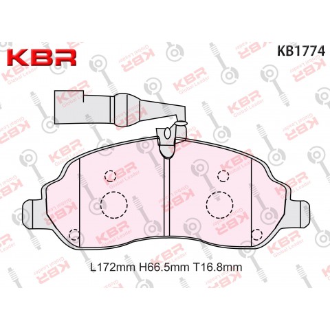 KB1774   -   Brake Pad Front     