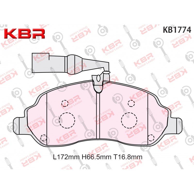 KB1774   -   Brake Pad Front     