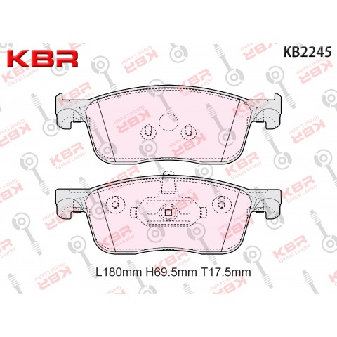 KB2245   –   Brake Pad Front         