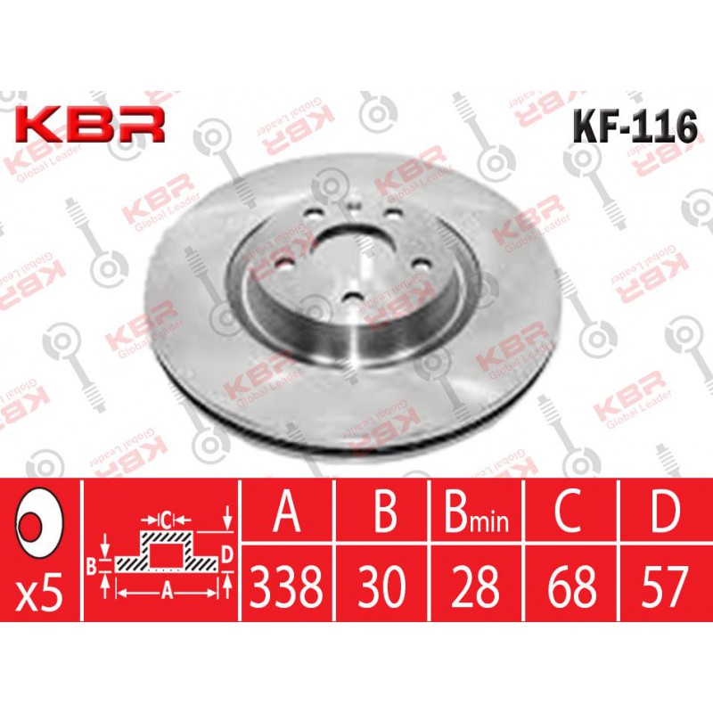 KF116   -   BRAKE DISC