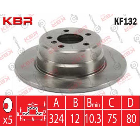 KF132   -   BRAKE DISC  FRONT 