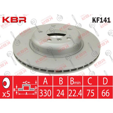 KF141   -   BRAKE DISC  FRONT  