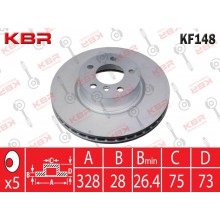 KF148   -   BRAKE DISC  FRONT   