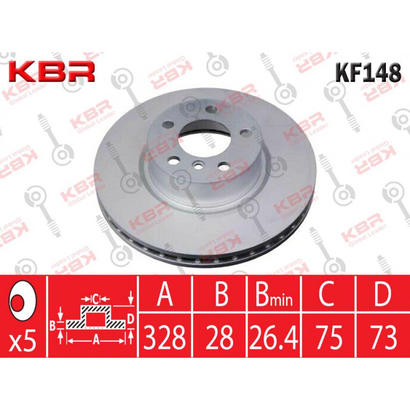 KF148   -   BRAKE DISC  FRONT   