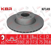 KF149   -   BRAKE DISC REAR     