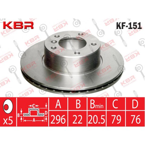 KF151   -   BRAKE DISC  FRONT 