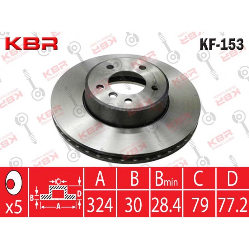 KF153   –   BRAKE DISC  FRONT   