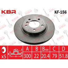 KF156   -   Brake Disc Front  