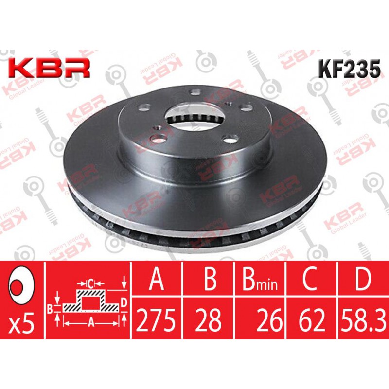 KF235   -   BRAKE DISC