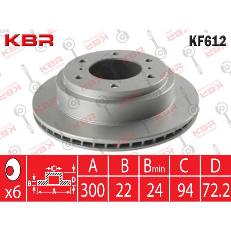 KF612   -   BRAKE DISC