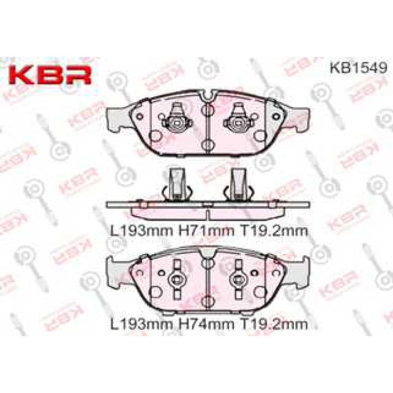 KB1549   -   Brake Pad 