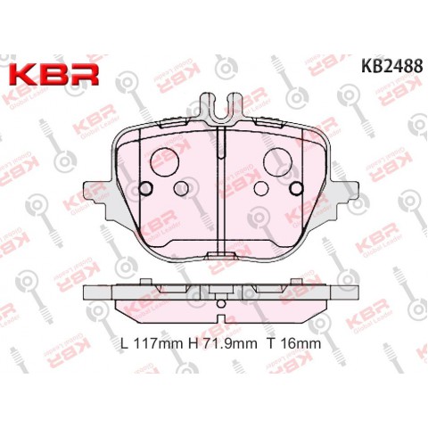 KB2488 –  Brake Pad
