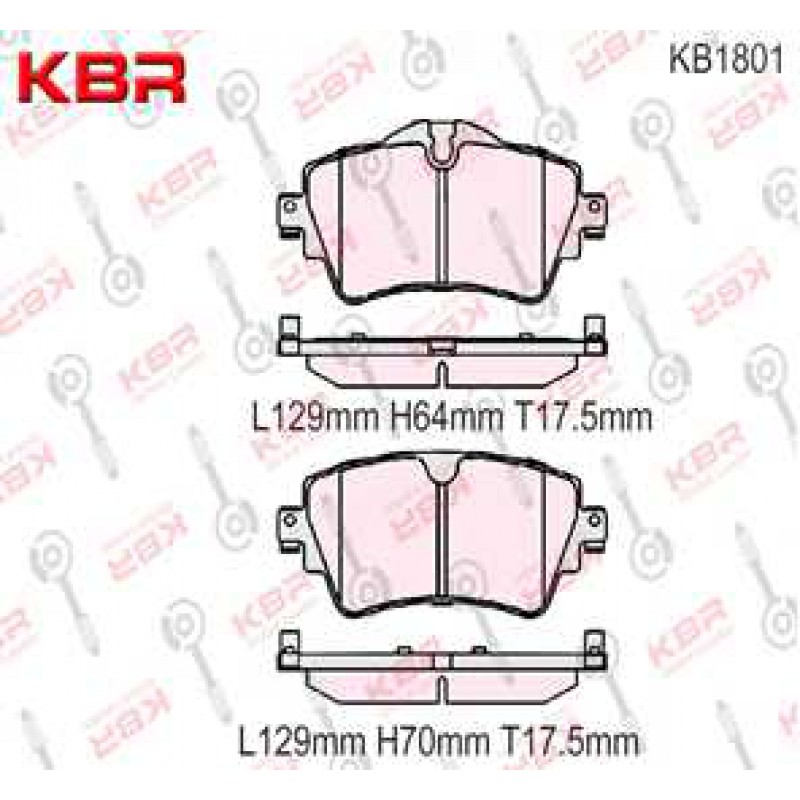 KB1801   -   Brake Pad 
