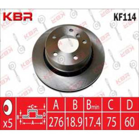 KF114  -  Brake Disc 