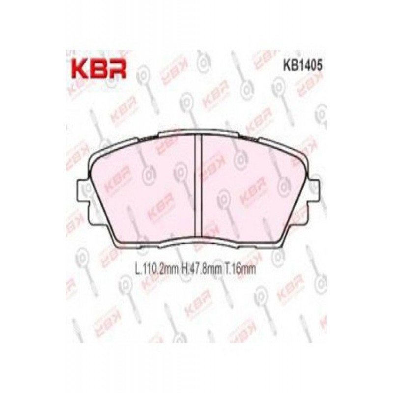 KB1405   –   Brake Pad Front