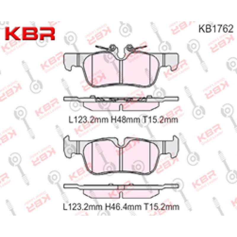 KB1762   -   Brake Pad 