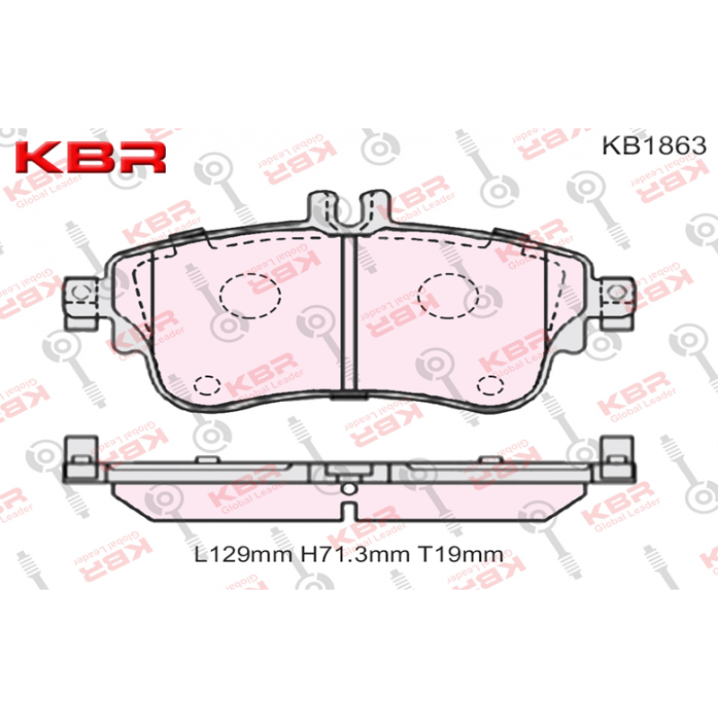 KB1863   -   Brake Pad 