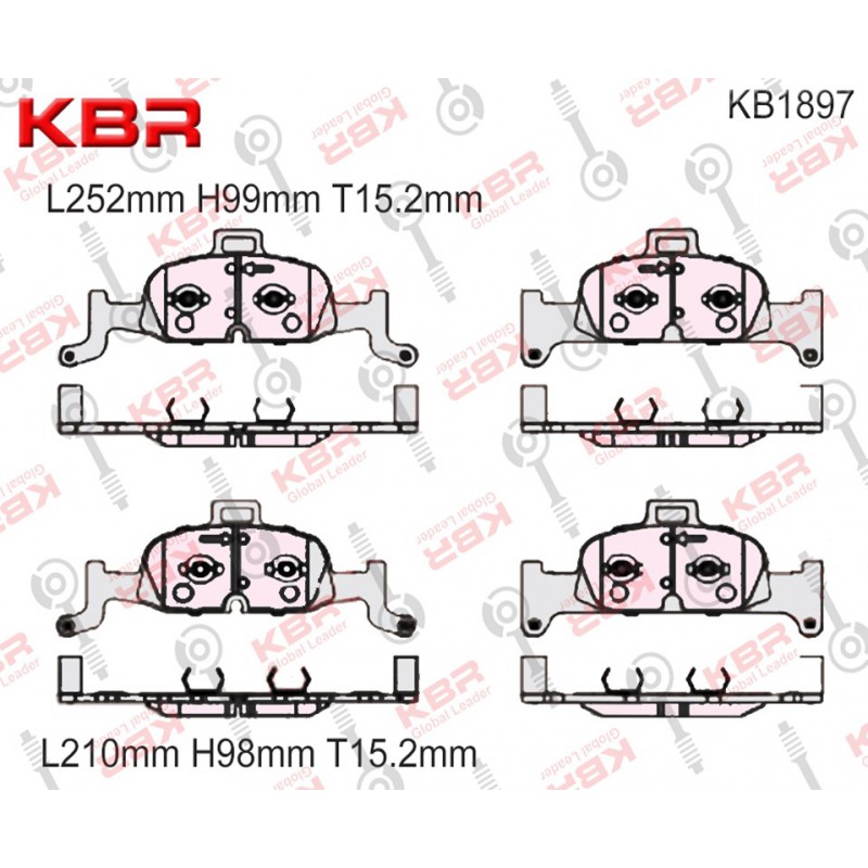 KB1897   -   Brake Pad 