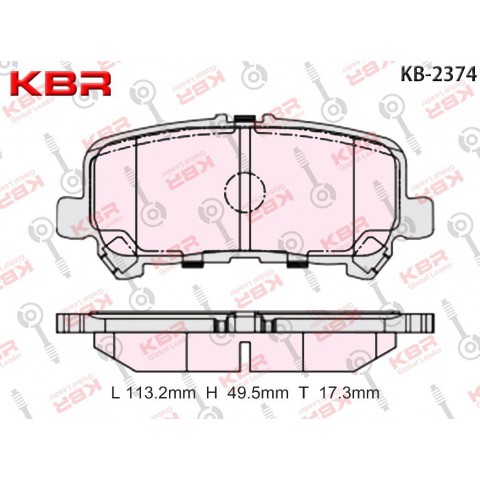 KB-2374 – Brake Pad 