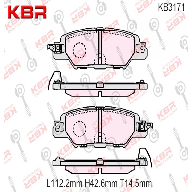 KB3171   -   Brake Pad 