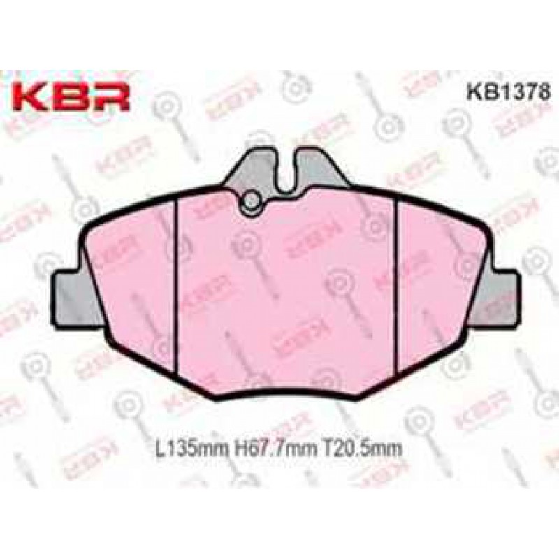 KB1378   -   Brake Pad                         