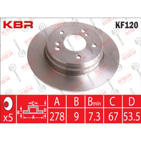 KF120   -    Brake Disc    