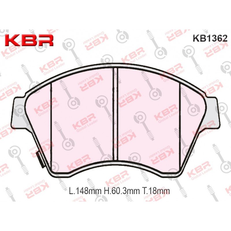 KB1362   -   Brake Pad