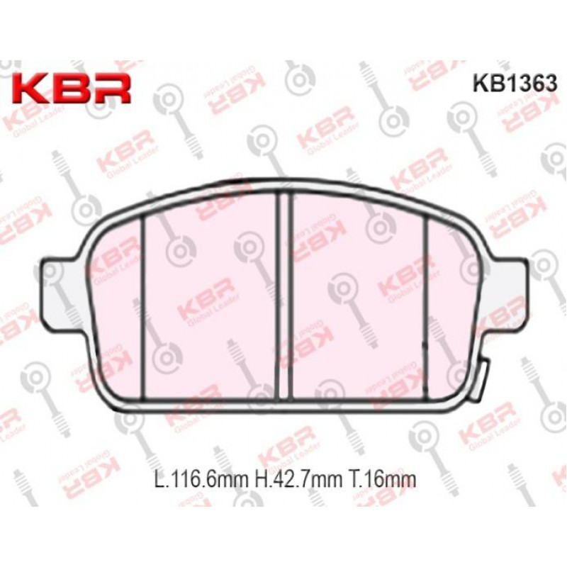 KB1363   -   Brake Pad 