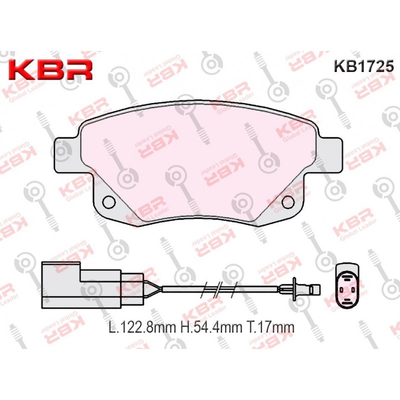 KB1725   -   Brake Pad 
