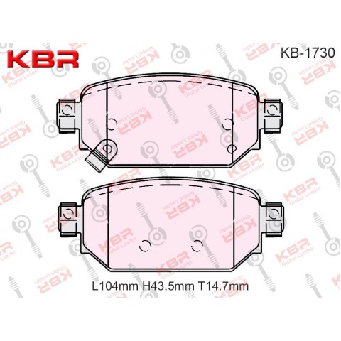 KB1730   -   Brake Pad 