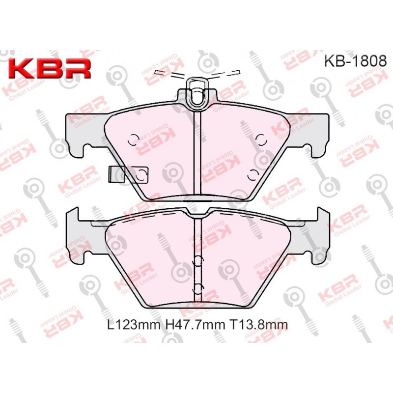 KB1808   -   Brake Pad 