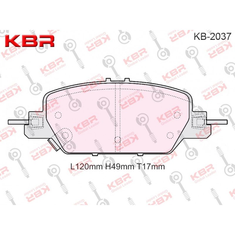 KB2037   -   Brake Pad 