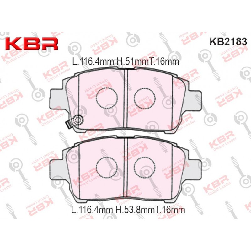 KB2183   -   Brake Pad