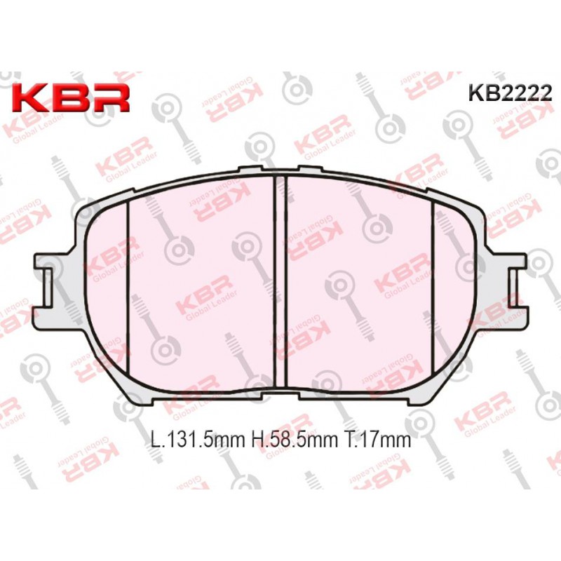 KB2222   -   Brake Pad