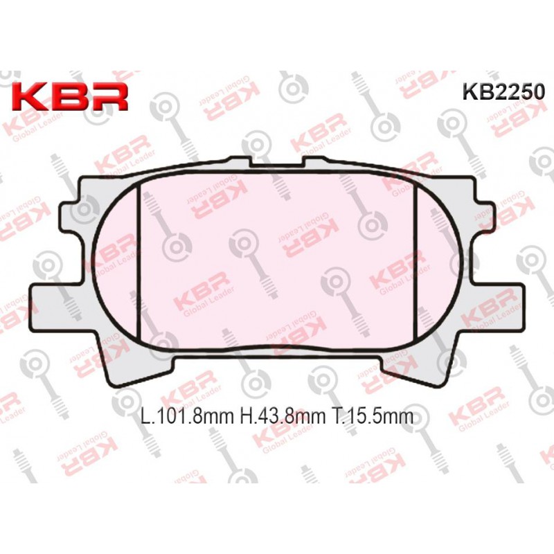 KB2250   -   Brake Pad 