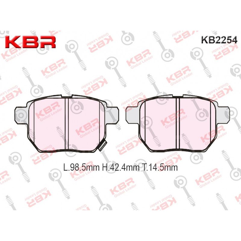 KB2254   -   Brake Pad 