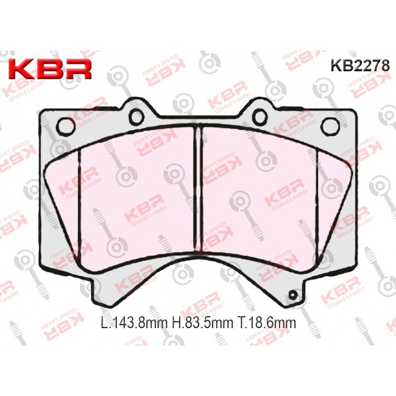 KB2278   -   Brake Pad