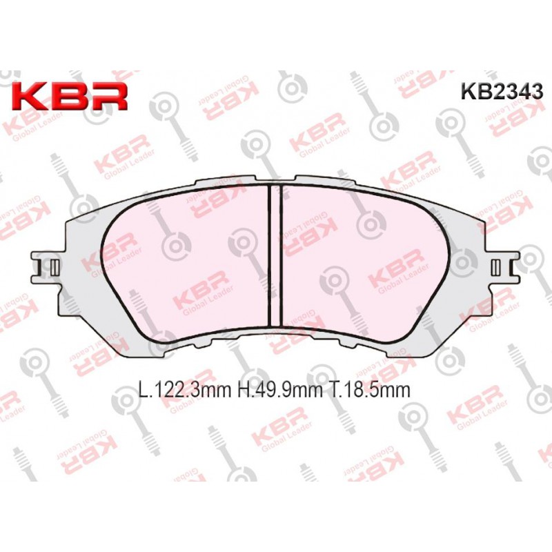 KB2343   -   Brake Pad