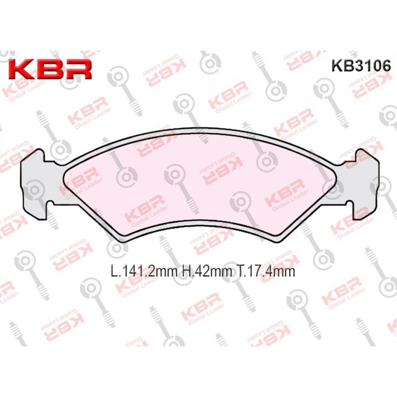 KB3106   -   Brake Pad