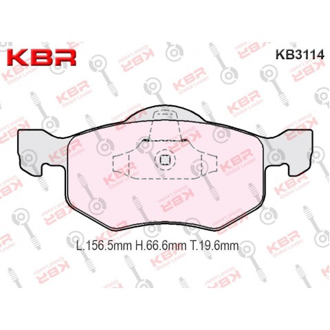 KB3114   -   Brake Pad