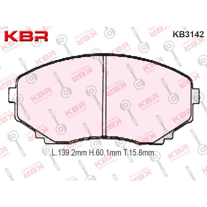 KB3142   -   Brake Pad