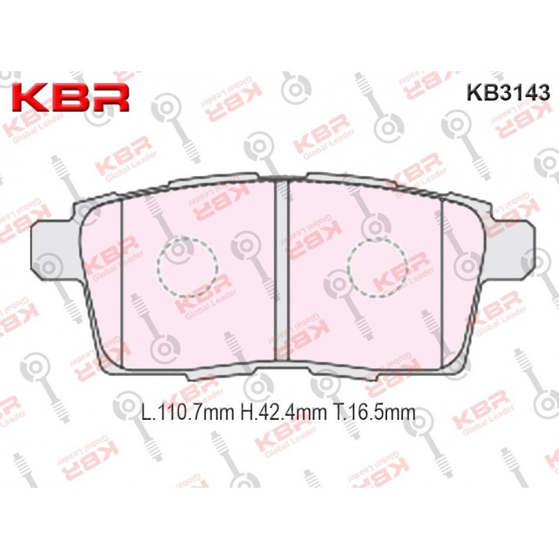 KB3143   -   Brake Pad