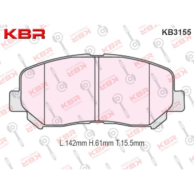 KB3155   -   Brake Pad