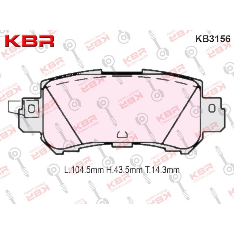 KB3156   -   Brake Pad 