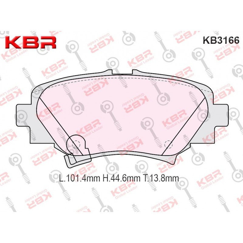 KB3166   -   Brake Pad 