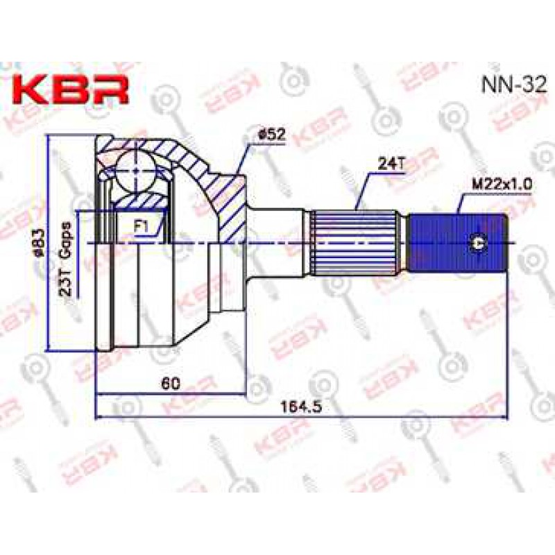 NN32   -   OUTBOARD C V JOINT