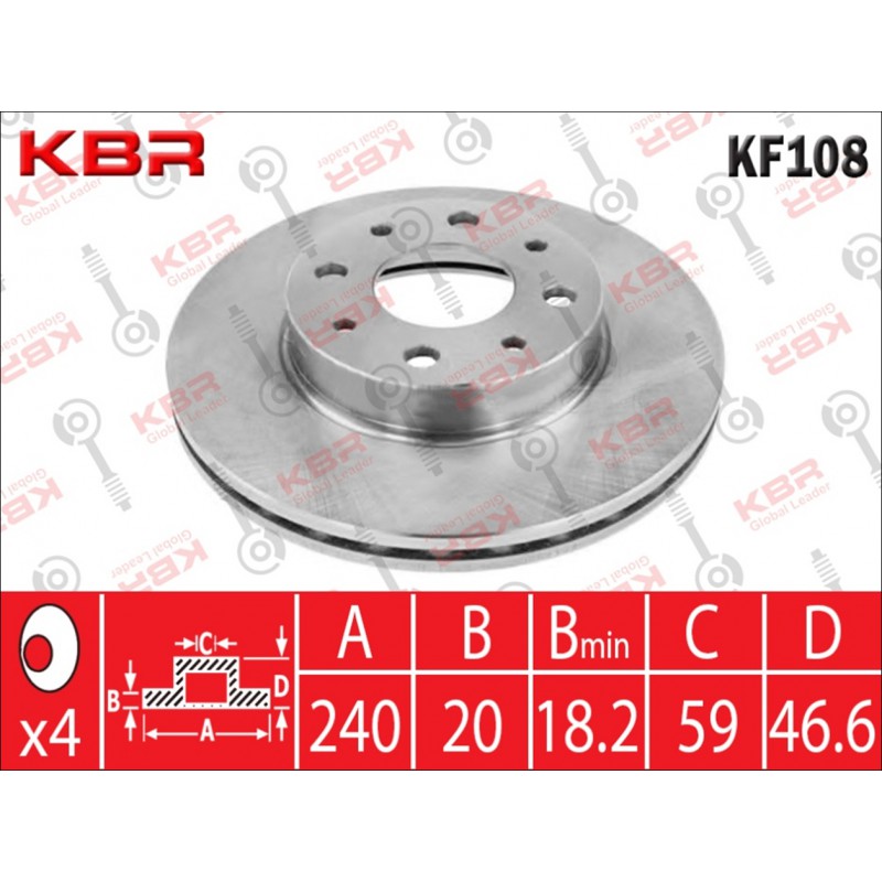 KF108   -   BRAKE DISC