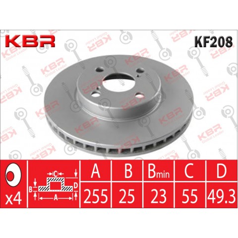 KF208   -   BRAKE DISC