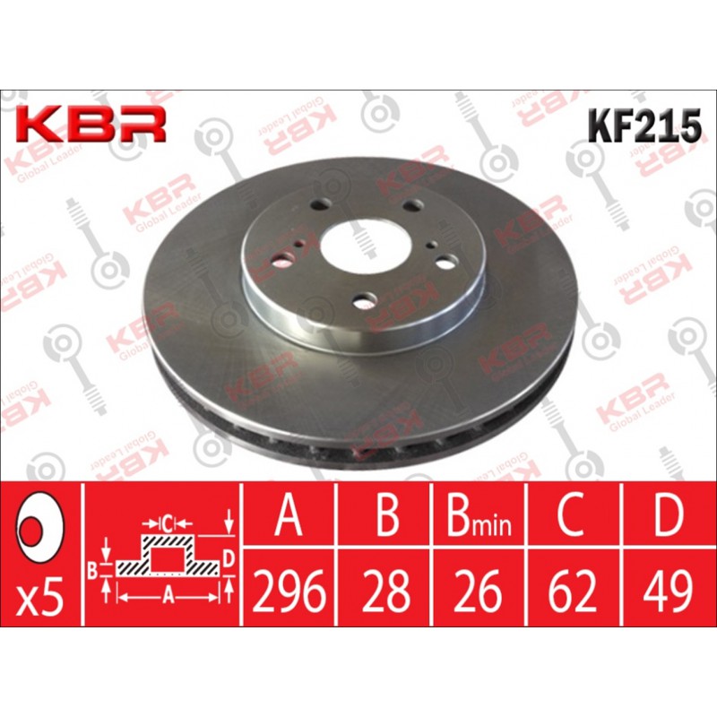 KF215   -   BRAKE DISC